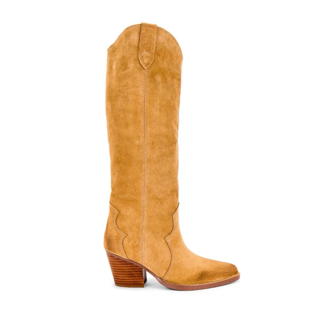 Presley Boot in Storm Cameo Suede
